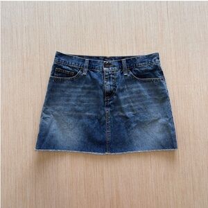 Y2K American Eagle Denim Skirt Size 4